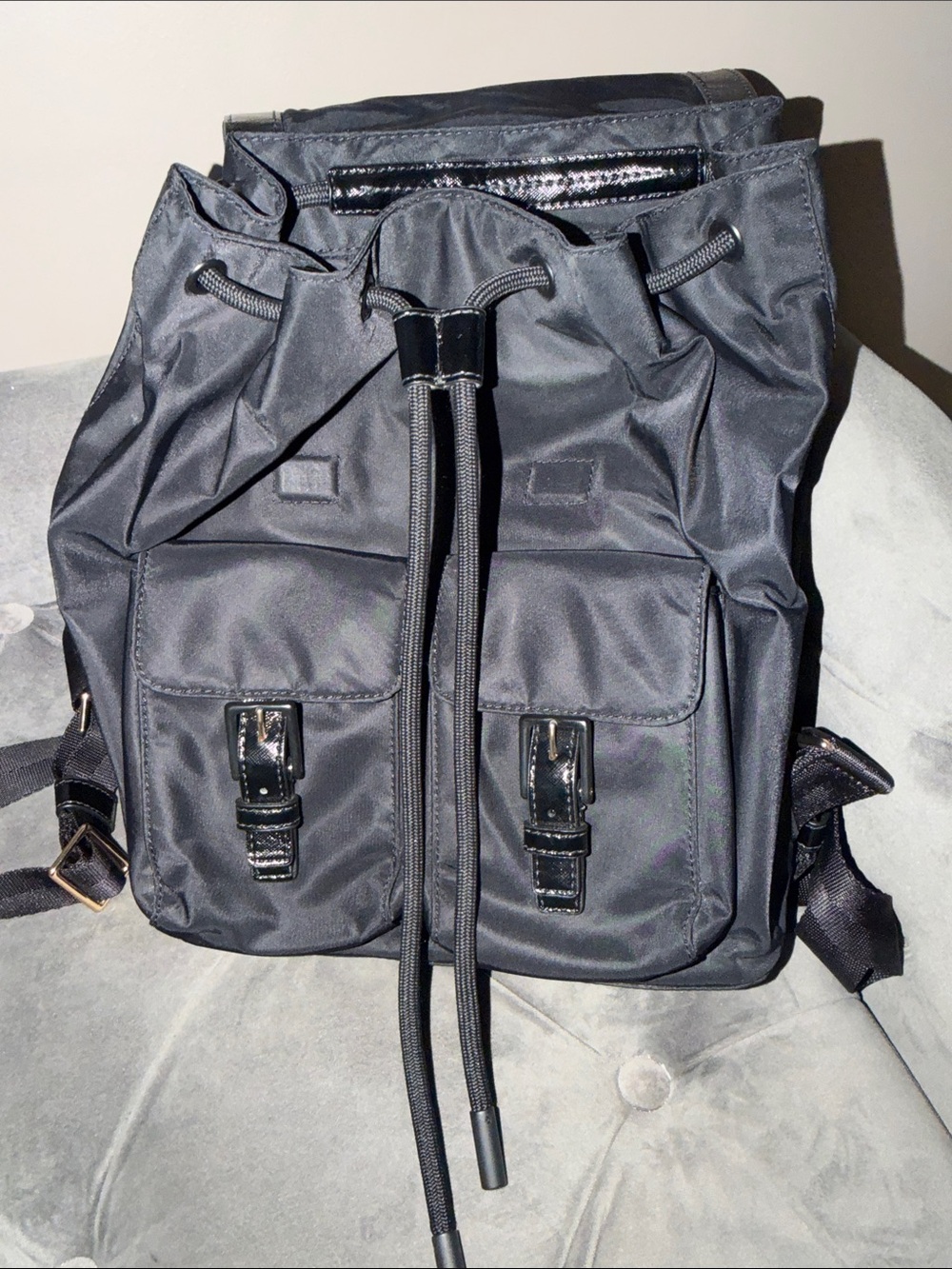 Tory Burch black Nylon Backpack - Picture 6 of 9